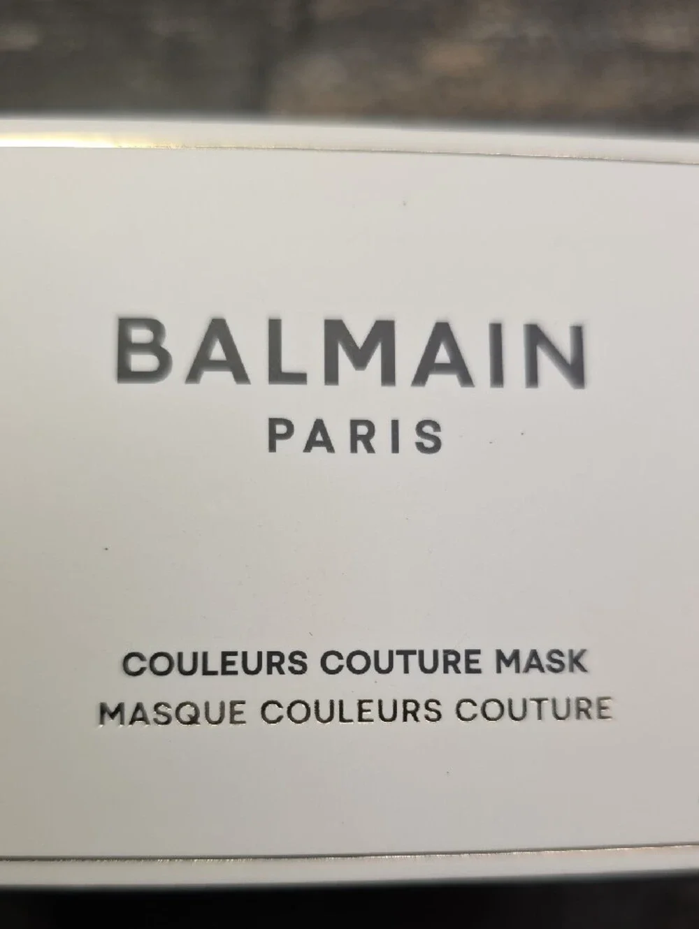 Balmain Paris Couleurs Couture Mask Box